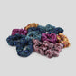group of cotton Australian made scrunchies